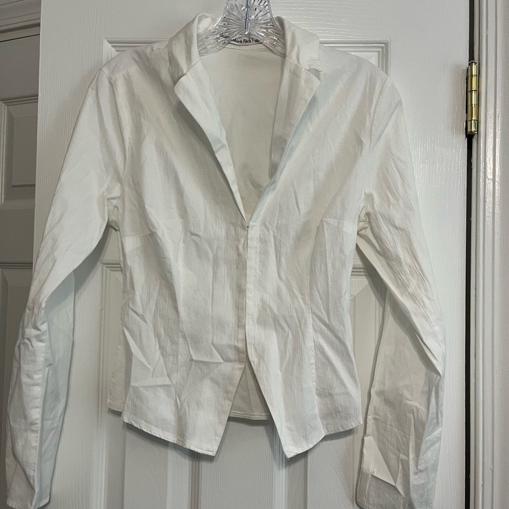 Women's White Blazer Jacket